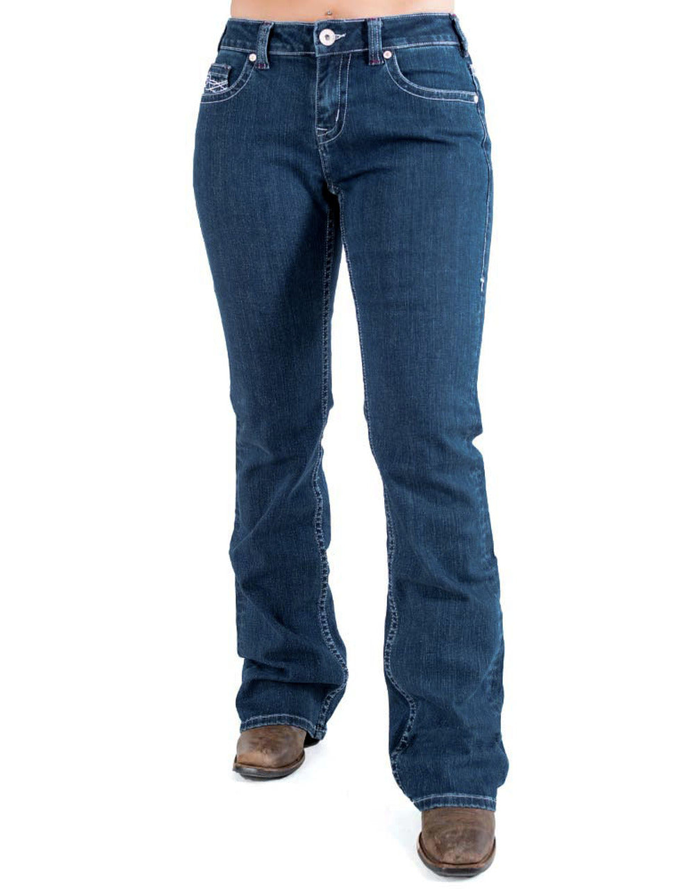 'Freedom' Natural Waist Bootcut Jeans