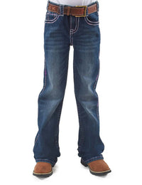 Girls 'Pink Sparkles' Bootcut Jeans