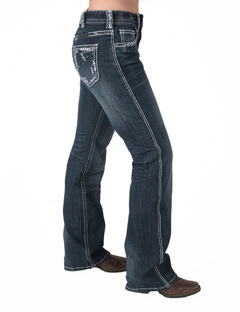 'XOXO' Natural Waist Bootcut Jeans