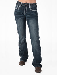 [SALE] 'XOXO' Natural Waist Bootcut Jeans