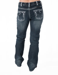 'XOXO' Natural Waist Bootcut Jeans