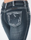 'XOXO' Natural Waist Bootcut Jeans