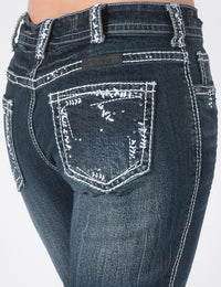 [SALE] 'XOXO' Natural Waist Bootcut Jeans