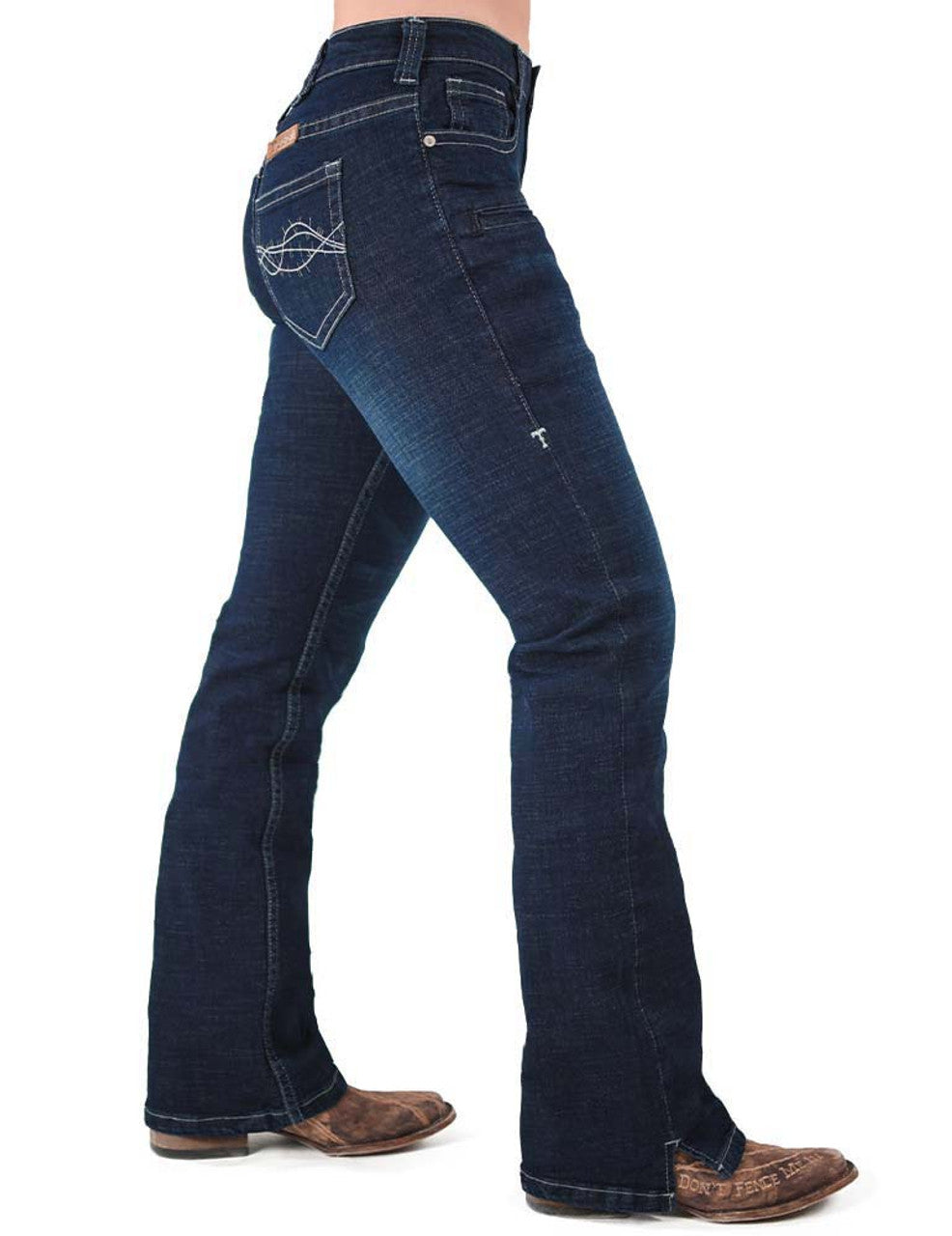 'Premium' Natural Waist TuffFlex Bootcut Jeans