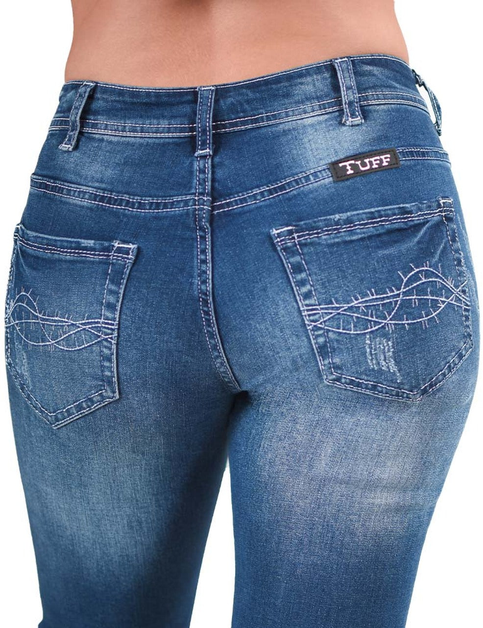 [SALE] 'Right On II' Natural Waist TuffFlex Bootcut Jeans - Size 25x35"