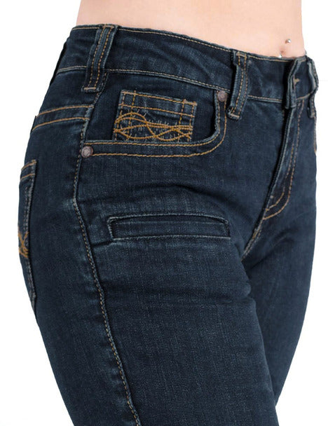 'Unstoppable' Natural Waist Bootcut Jeans