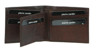 Rustic Leather Mens Slim Bi-Fold Wallet
