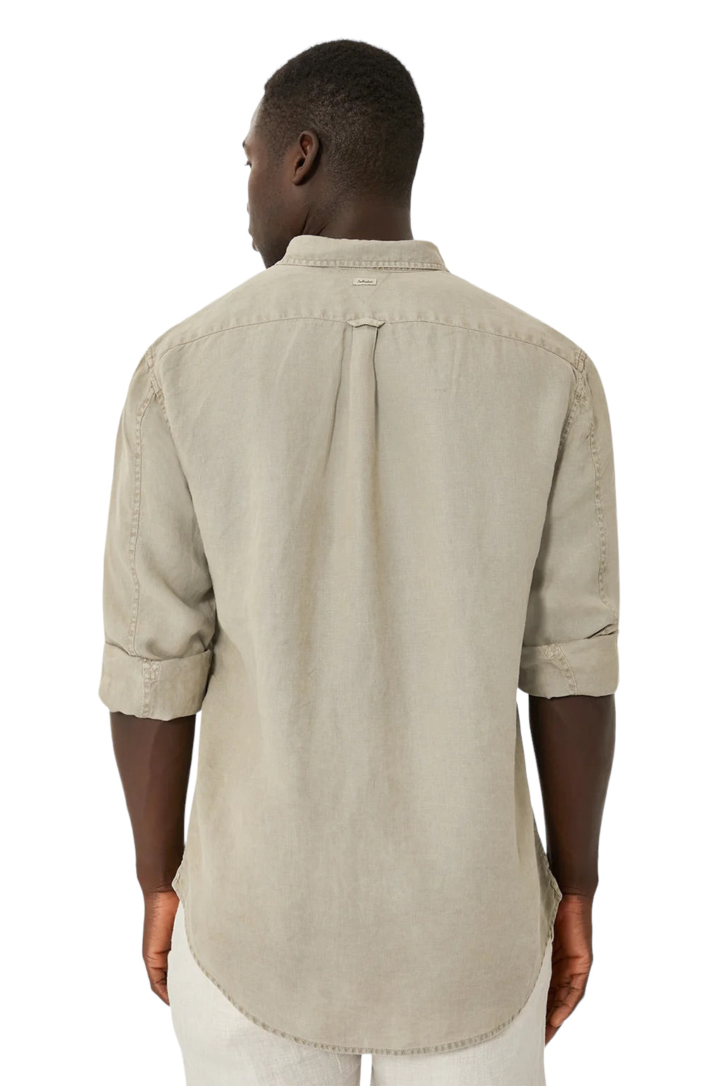 Tennyson Linen Longsleeve Shirt - Porcini