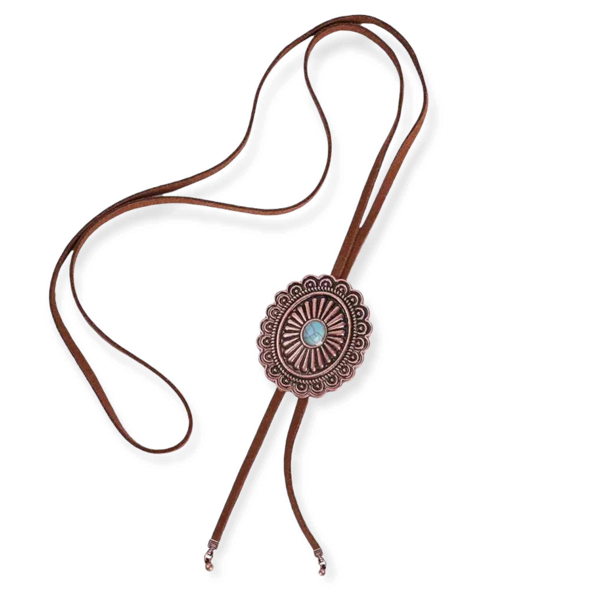 Copper Tan Leather Choker