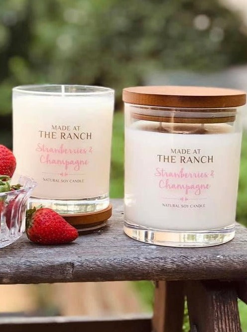 Cowboy Kisses (Strawberries & Champagne) Candle