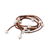 Faux Leather & Pearl Choker [Assorted Colours]