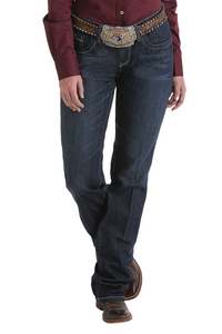 'Ada' Relaxed Fit Bootcut Jeans - Arena Dark