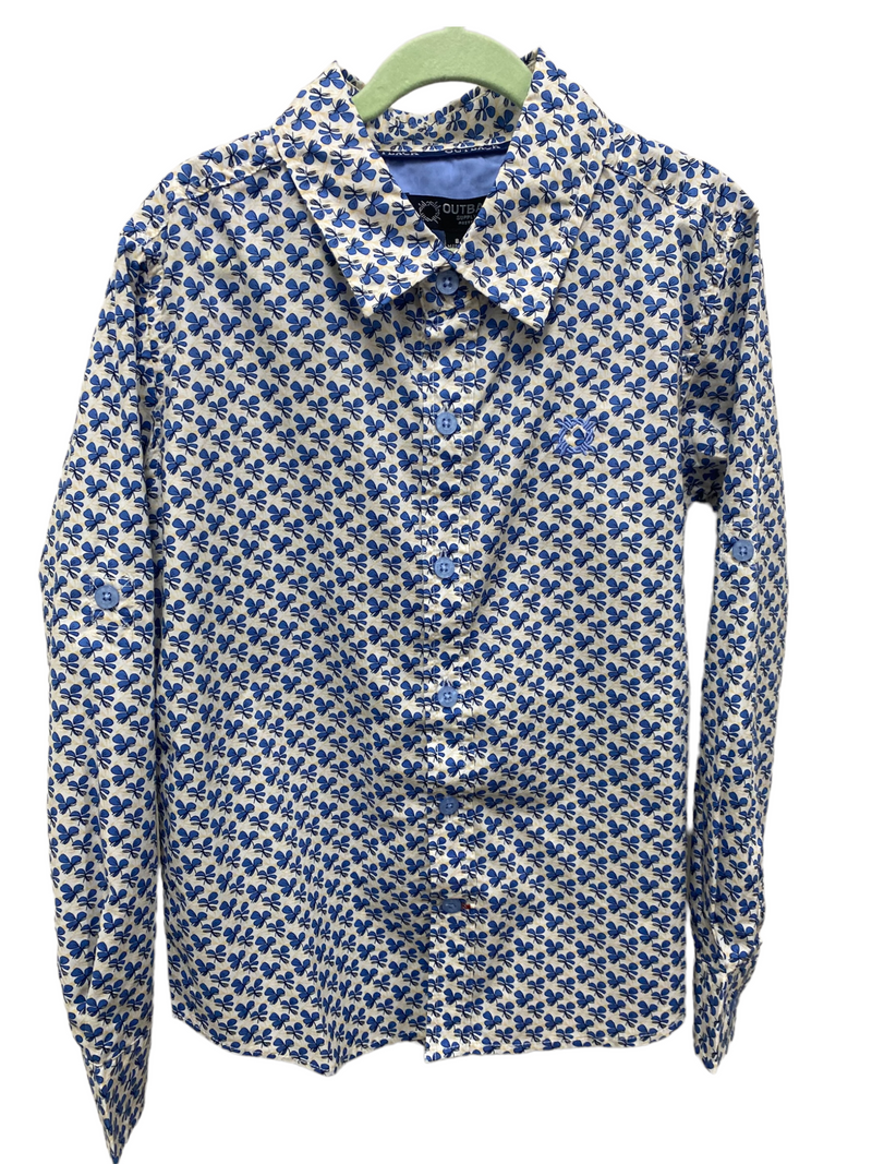 Kids Blue Button-Up Shirt