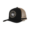 Black & Beige Trucker Cap