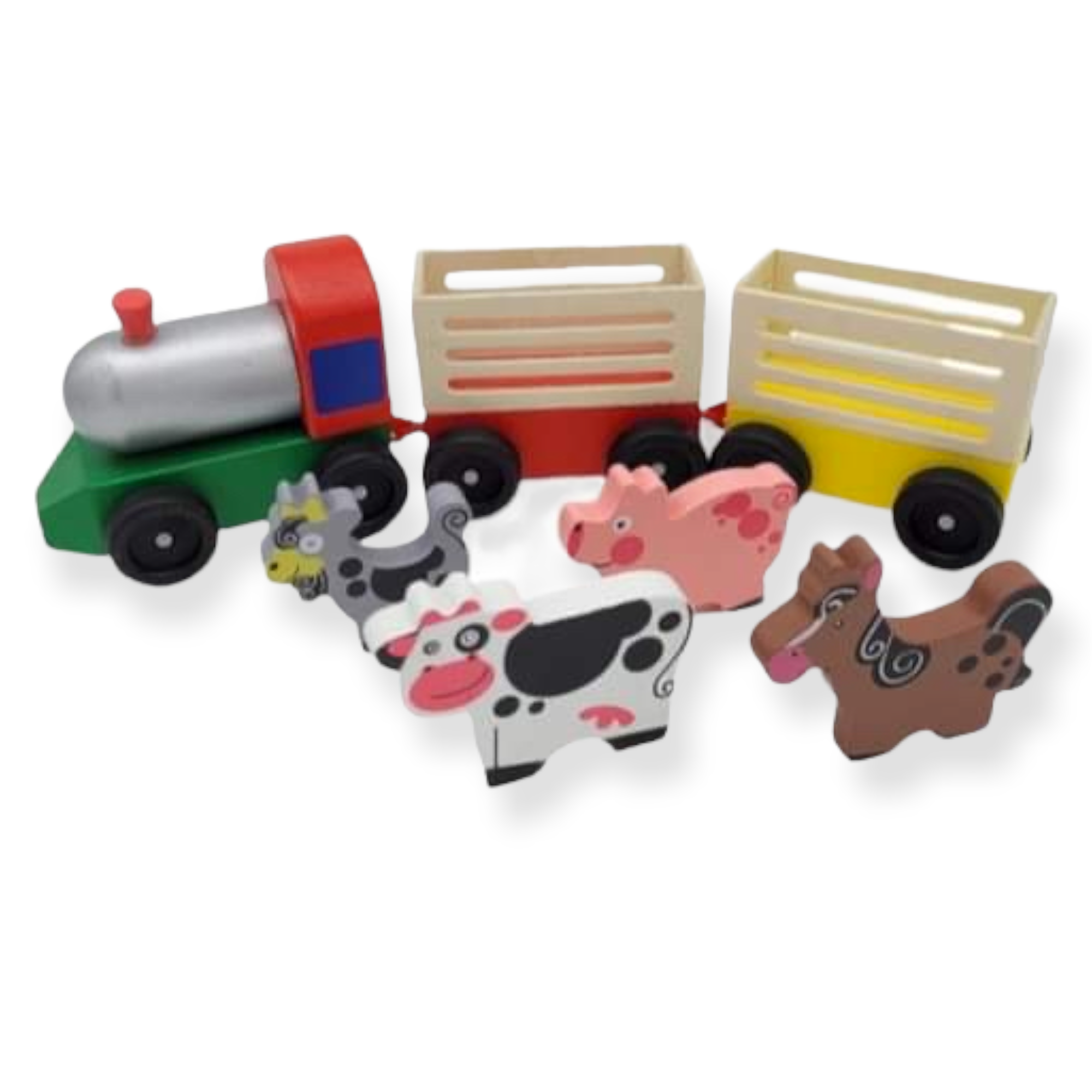 Wooden Train - Farm Set