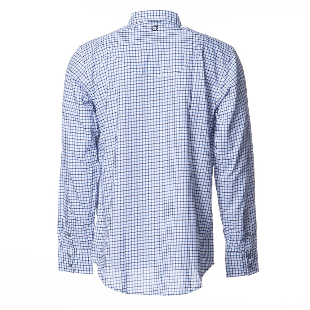 [SALE] Mens Gingham Longsleeve Button Up Shirt - Size Small