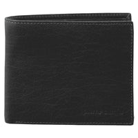 Rustic Leather Mens Slim Bi-Fold Wallet