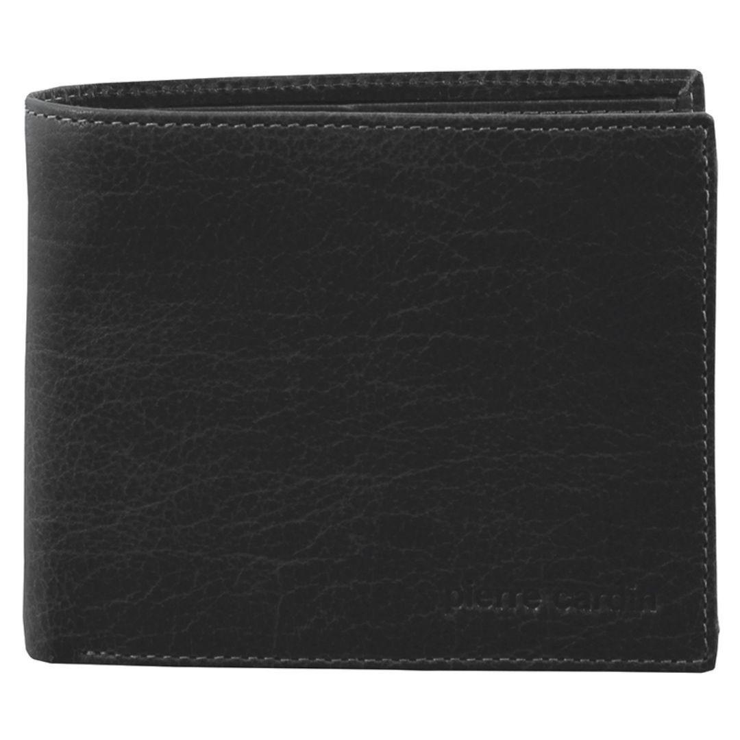Rustic Leather Mens Slim Bi-Fold Wallet