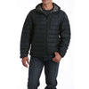Cinch Men's Black Down Hooded Jacket